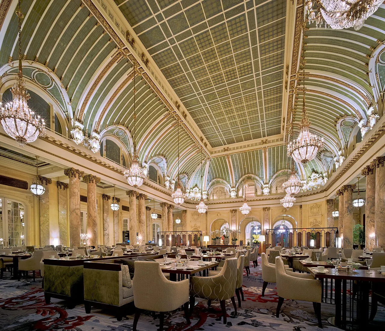 Palace Hotel, San Francisco: Garden Court at the Palace Hotel, San Francisco 1